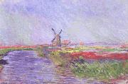 Claude Monet Champ de Tulipes France oil painting reproduction